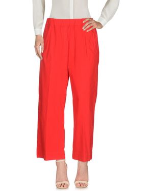 Maliparmi Trousers Cotton, Elastane - Red