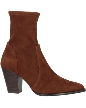 Stuart Weitzman Ankle Boots Leather - Brown