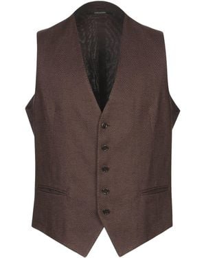 Tagliatore Tailored Vests - Brown