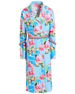 Thom Browne Midi Dress Silk - Blue