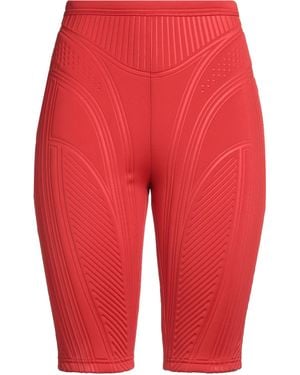 Mugler Shorts E Bermuda - Rosso
