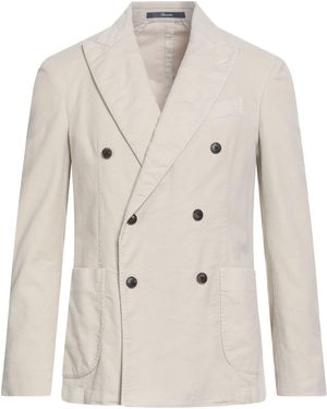 Drumohr Blazer Cotton, Elastane - Natural