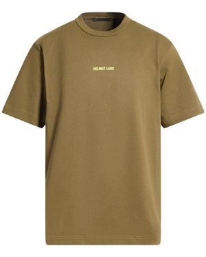 Helmut Lang Military T-Shirt Cotton - Green