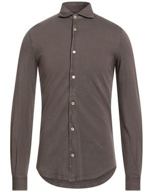 Fedeli Shirt Organic Cotton - Brown