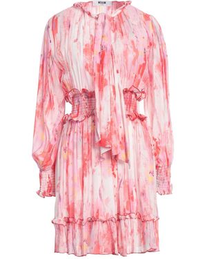 MSGM Mini Dress Viscose - Pink