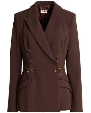 Elisabetta Franchi Blazer Polyester, Elastane - Brown