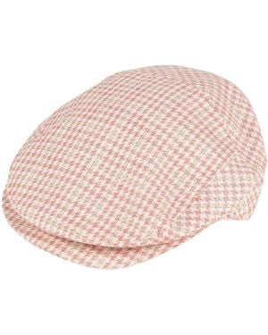 Borsalino Brick Hat Linen, Cotton - Pink