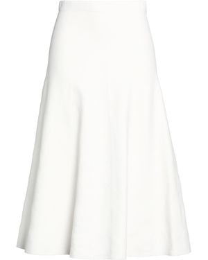 Theory Midi Skirt - White