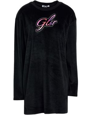 GLSR Mini Dress Polyester, Elastane - Black