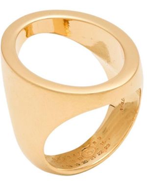 MM6 by Maison Margiela Ring Brass - Metallic