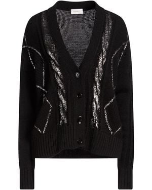 Paolo Pecora Cardigan Acrylic, Wool, Alpaca Wool, Viscose - Black