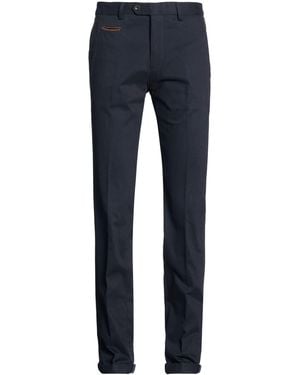 Paoloni Pants Cotton, Elastane - Blue