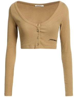 hinnominate Cardigan Cotton, Elastane - Natural
