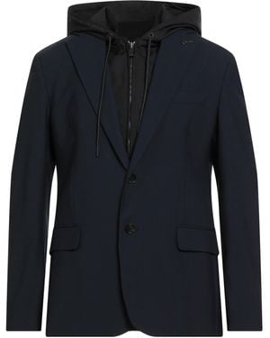 Paoloni Midnight Blazer Virgin Wool, Elastane - Blue