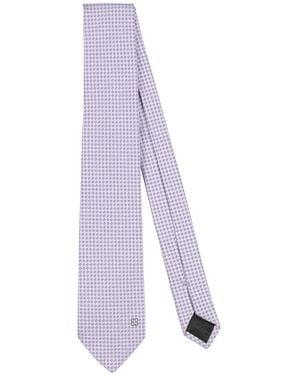 Givenchy Lilac Ties & Bow Ties Silk - Purple