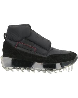 RBRSL RUBBER SOUL Sneakers Textile Fibers, Leather - Black