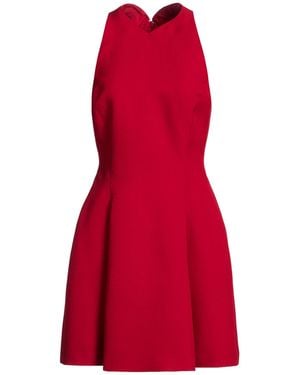 Versace Mini Dress Wool, Viscose - Red
