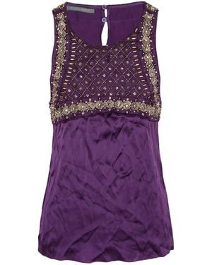 Alberta Ferretti Top - Morado