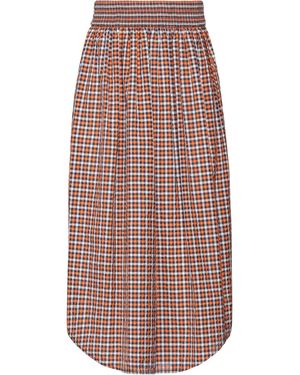 Cedric Charlier Midi Skirt - Red