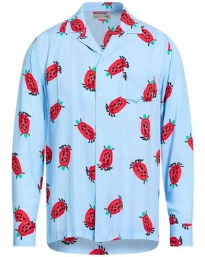 Daniele Alessandrini Shirt Viscose - Blue
