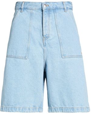 Maison Kitsuné Denim Shorts - Blue