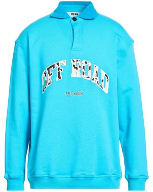 MSGM Sweatshirt Cotton - Blue