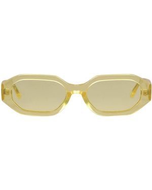 The Attico x Linda Farrow Sunglasses - Yellow