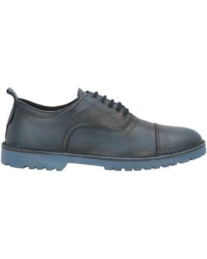 Angelo Nardelli Lace-Up Shoes Leather - Gray