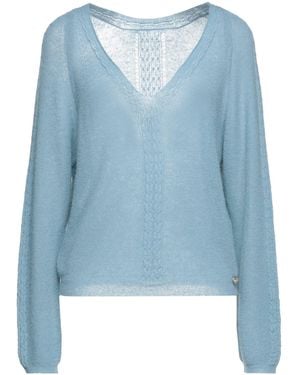 Twinset Sweater Textile Fibers - Blue
