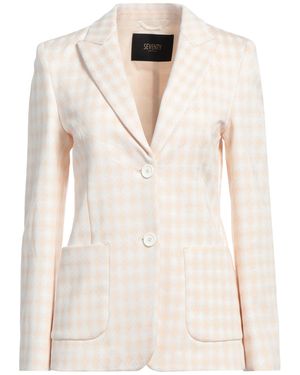 SEVENTY VENEZIA Ivory Blazer Polyester, Viscose, Elastane - White