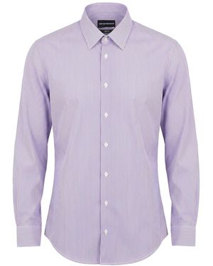Emporio Armani Shirt Cotton, Polyamide, Elastane - Purple