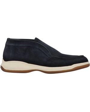 Santoni Ankle Boots Leather - Blue