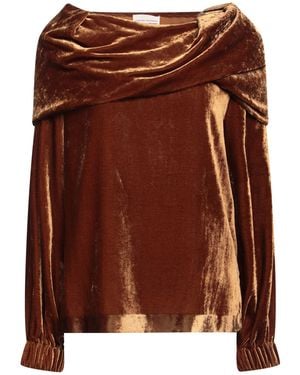 Semicouture Top Viscose, Polyamide - Brown