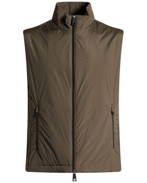 Paul & Shark Military Vest Nylon, Elastane - Green
