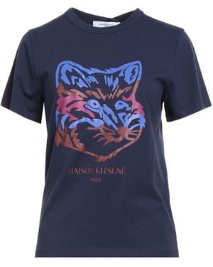 Maison Kitsuné T-Shirts - Blue