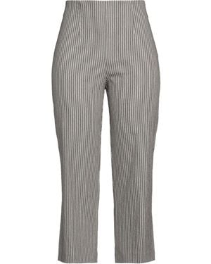 Rossopuro Pants Polyester, Cotton - Gray