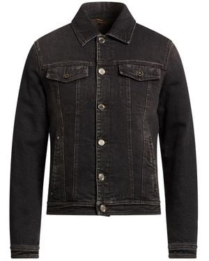 Moorer Denim Outerwear Cotton, Elastane - Black