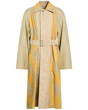 Burberry Overcoat & Trench Coat Cotton, Polyester - Metallic