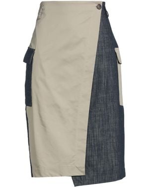 Haveone Denim Skirt Cotton, Synthetic Fibres - Blue