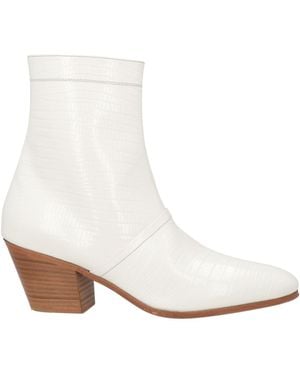 Celine Botines de caña alta - Blanco