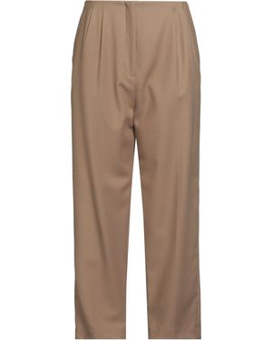 Pence Camel Pants Virgin Wool - Natural