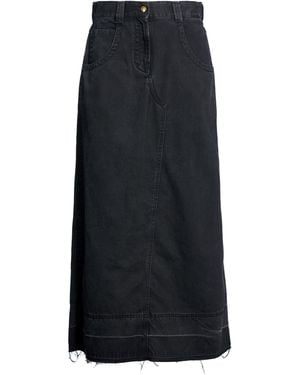 Palm Angels Denim Skirt Cotton - Black