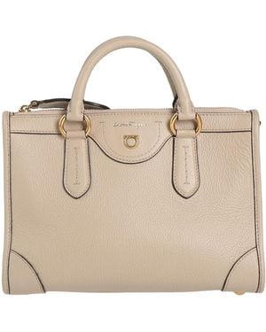 Ferragamo Light Handbag Calfskin - Natural