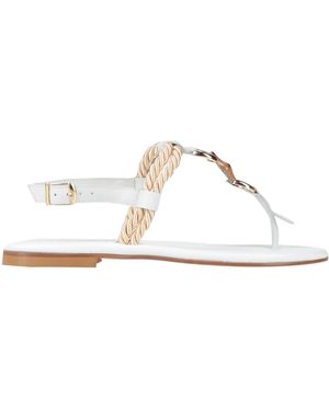 Nila & Nila Thong Sandals - White