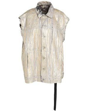 Rick Owens Denim Outerwear Cotton - White
