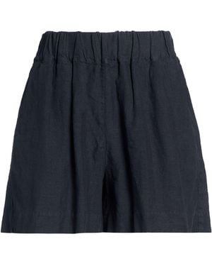 120% Lino Shorts & Bermuda Shorts - Blue