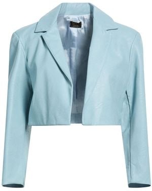 Siste's Capsule Sky Jacket Polyurethane, Viscose - Blue