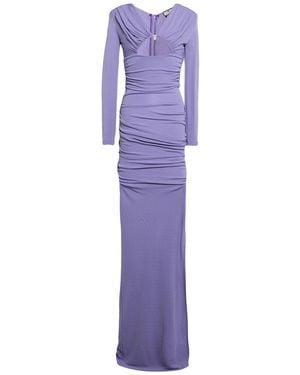 Elisabetta Franchi Lilac Maxi Dress Viscose - Purple
