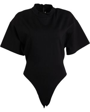 David Koma Bodysuit Viscose, Polyamide, Elastane - Black