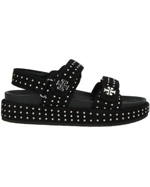 Tory Burch Sandals Leather - Black